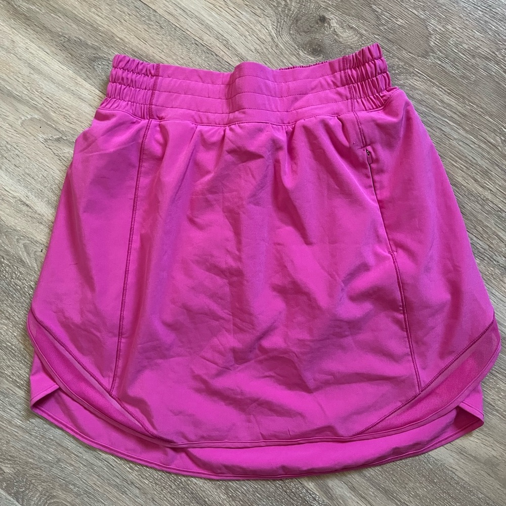 Lululemon Sonic Pink Hotty Hot Skirt